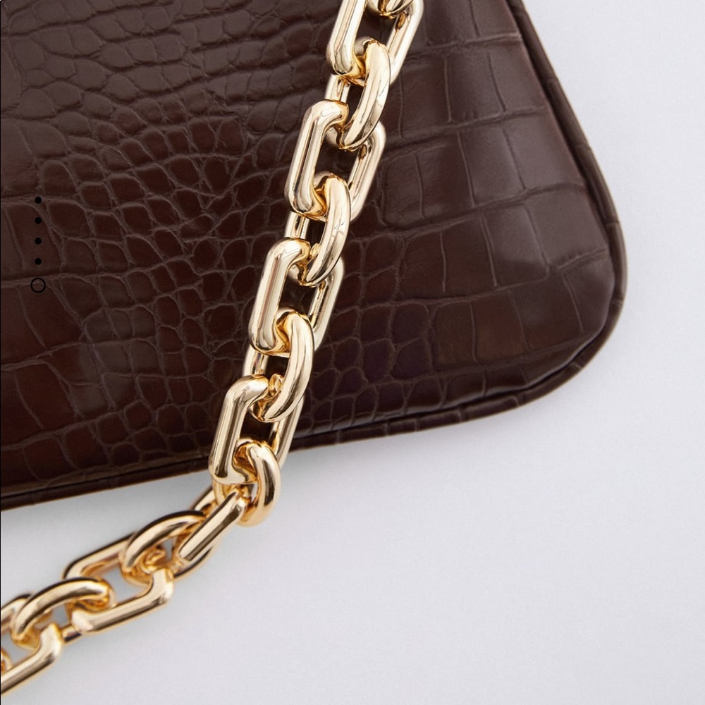 Zara faux leather chain bag - Picture 13 of 14